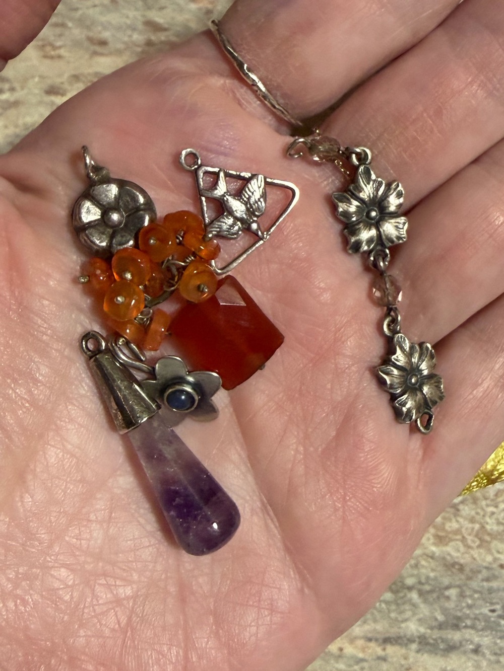 (5) Sterling Silver Charms/Pendants - Picture 5 of 13